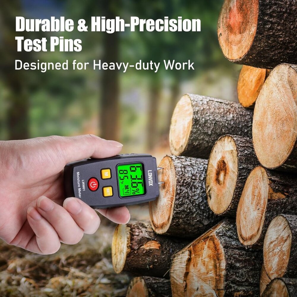 Moisture Meter for Wood, Building Materials, Other Uses